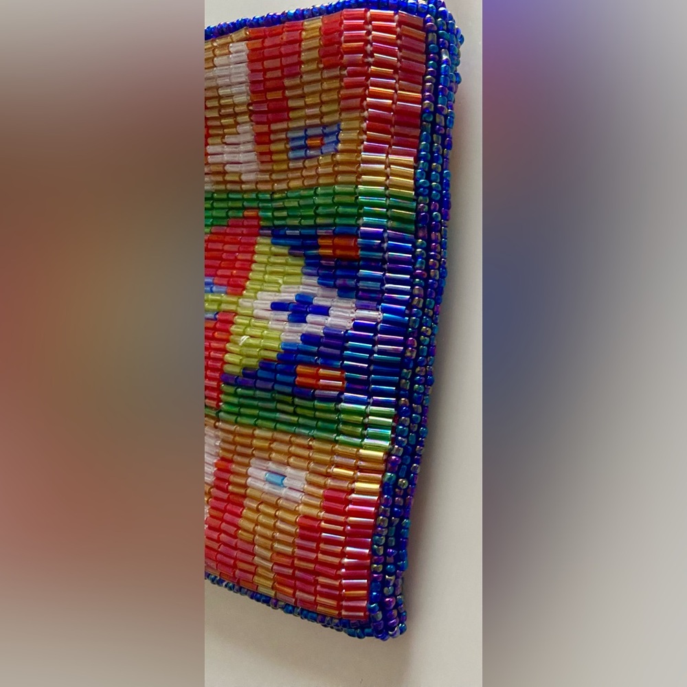 Inge Christopher Multi Color Beaded Mini Bag - image 6